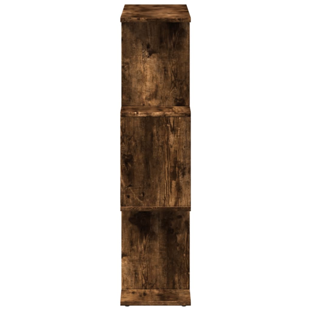 Libreria 3 Ripiani Rovere Fumo 70x24x97 cm in Truciolato | homemem39
