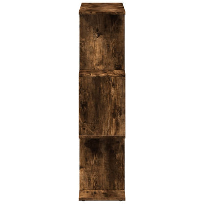 Libreria 3 Ripiani Rovere Fumo 70x24x97 cm in Truciolato | homemem39