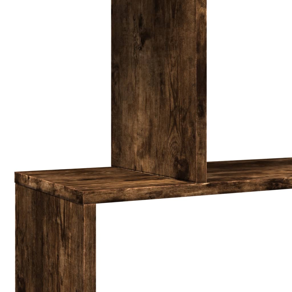 Libreria 3 Ripiani Rovere Fumo 70x24x97 cm in Truciolato | homemem39