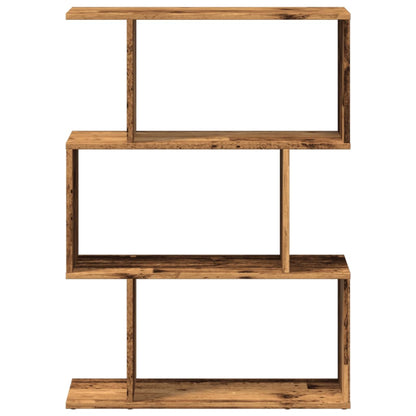 Libreria Divisorio 3Ripiani Legno Antico 70x24x97 cm Truciolato | homemem39