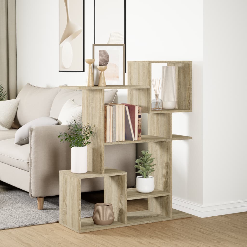 Libreria Divisorio Rovere Sonoma 92x29x112 cm in Truciolato | homemem39