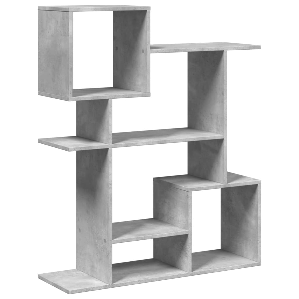 Libreria Divisorio Grigio Cemento 92x29x112 cm in Truciolato | homemem39