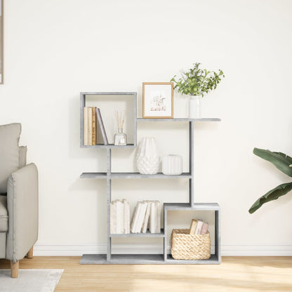 Libreria Divisorio Grigio Cemento 92x29x112 cm in Truciolato | homemem39