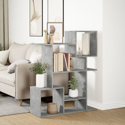 Libreria Divisorio Grigio Cemento 92x29x112 cm in Truciolato | homemem39