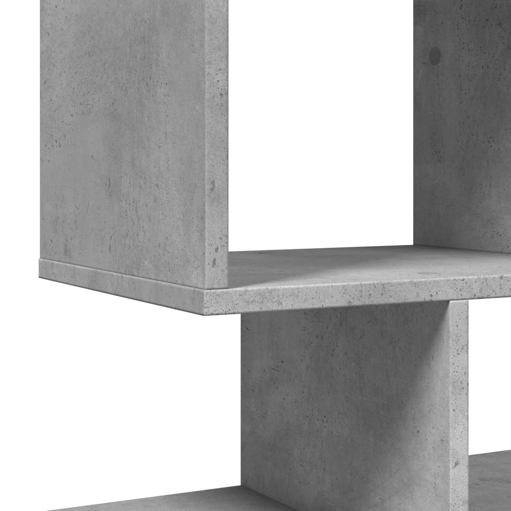 Libreria Divisorio Grigio Cemento 92x29x112 cm in Truciolato | homemem39