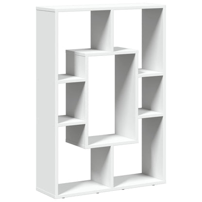 Libreria Bianca 63x20x90 cm in Legno Massello | homemem39