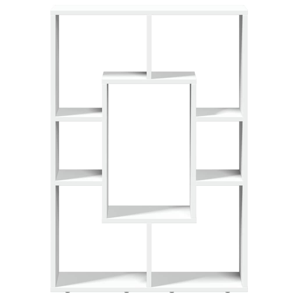 Libreria Bianca 63x20x90 cm in Legno Massello | homemem39