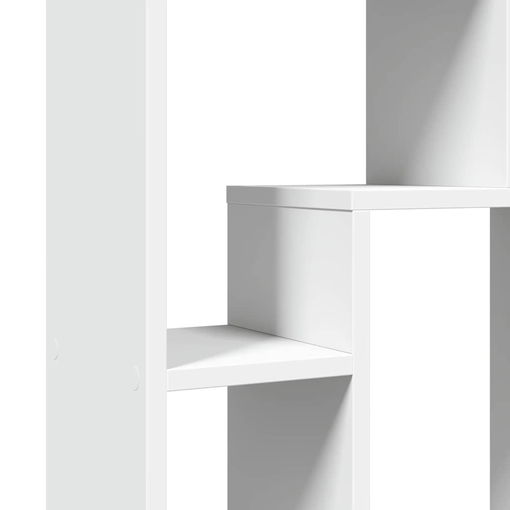 Libreria Bianca 63x20x90 cm in Legno Massello | homemem39