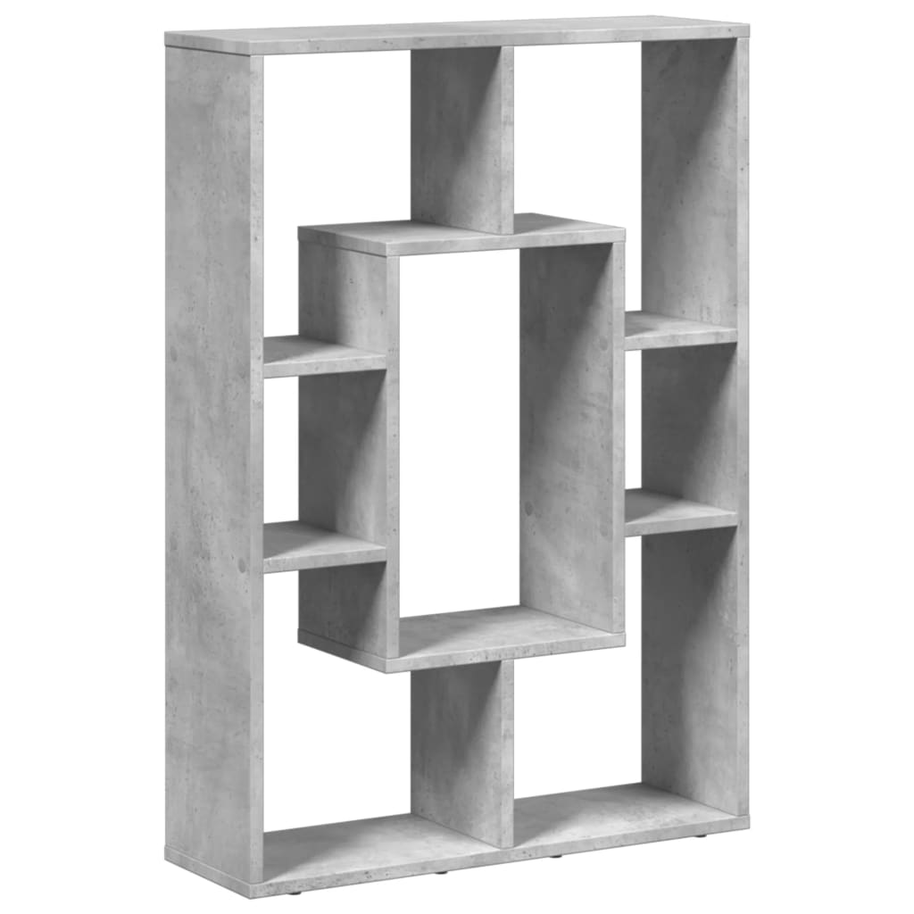Libreria Grigio Cemento 63x20x90 cm in Truciolato | homemem39