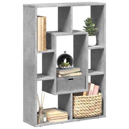Libreria Grigio Cemento 63x20x90 cm in Truciolato | homemem39