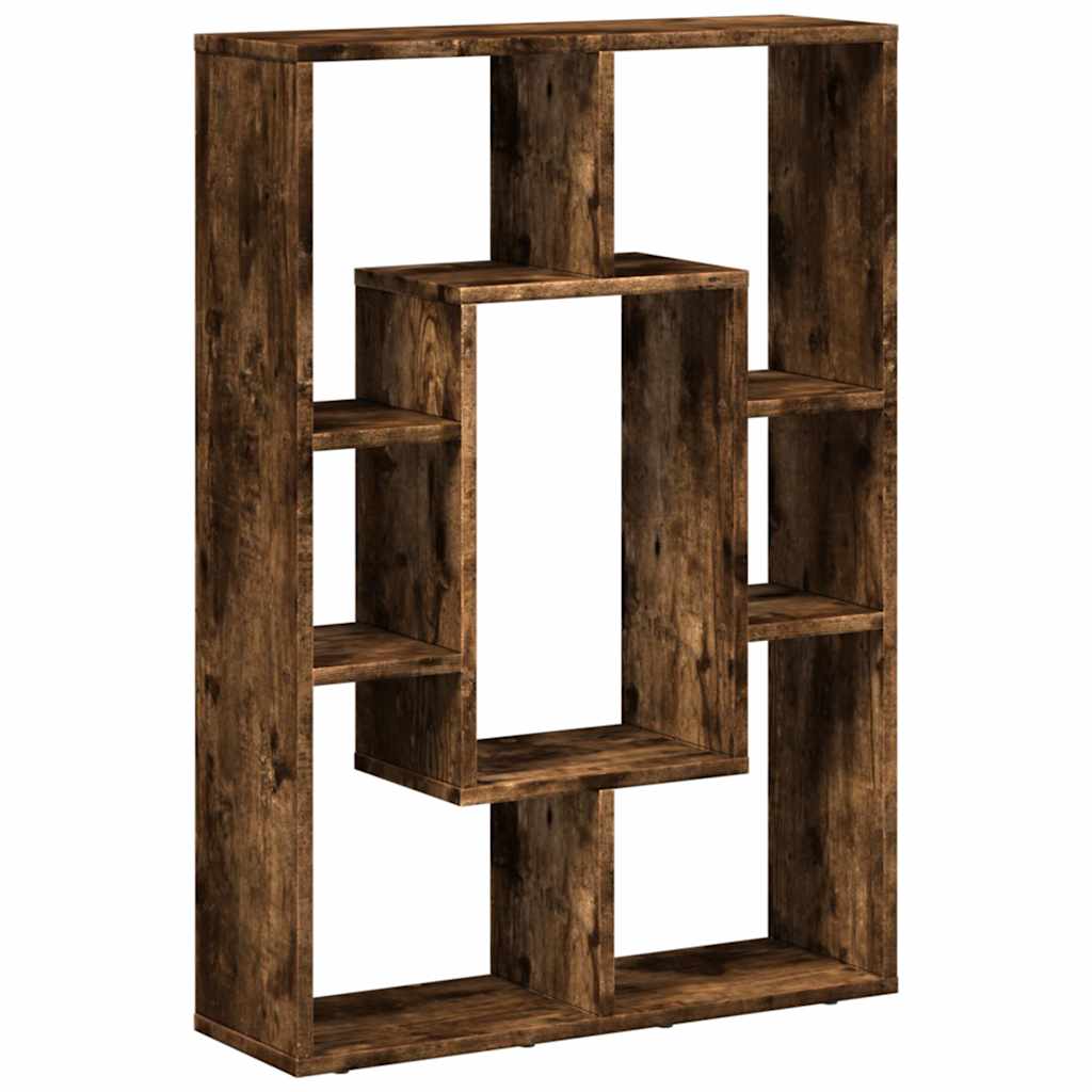 Libreria Rovere Fumo 63x20x90 cm in Truciolato | homemem39