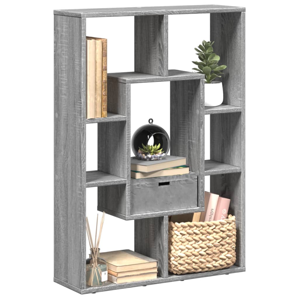 Libreria Grigio Sonoma 63x20x90 cm in Truciolato | homemem39