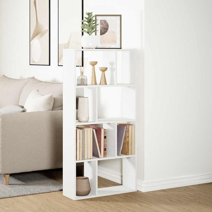 Libreria Bianca 60x20x120,5 cm in Legno Massello | homemem39