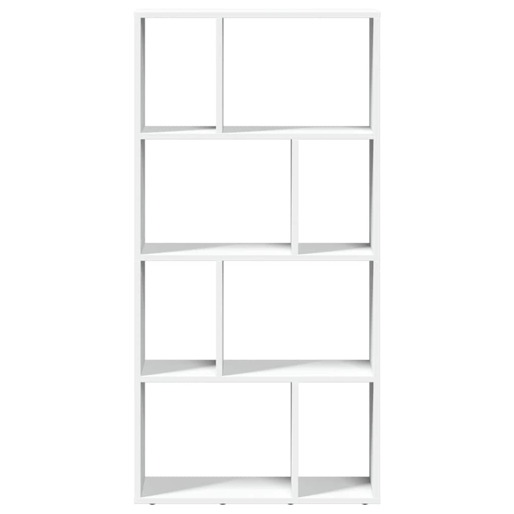 Libreria Bianca 60x20x120,5 cm in Legno Massello | homemem39