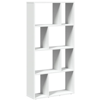 Libreria Bianca 60x20x120,5 cm in Legno Massello | homemem39