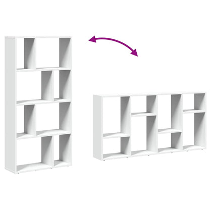 Libreria Bianca 60x20x120,5 cm in Legno Massello | homemem39
