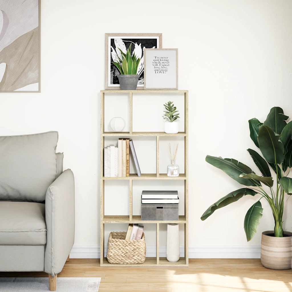 Libreria Rovere Sonoma 60x20x120,5 cm in Truciolato | homemem39