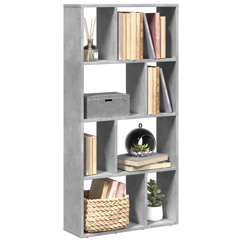 Libreria Grigio Cemento 60x20x120,5 cm in Truciolato | homemem39