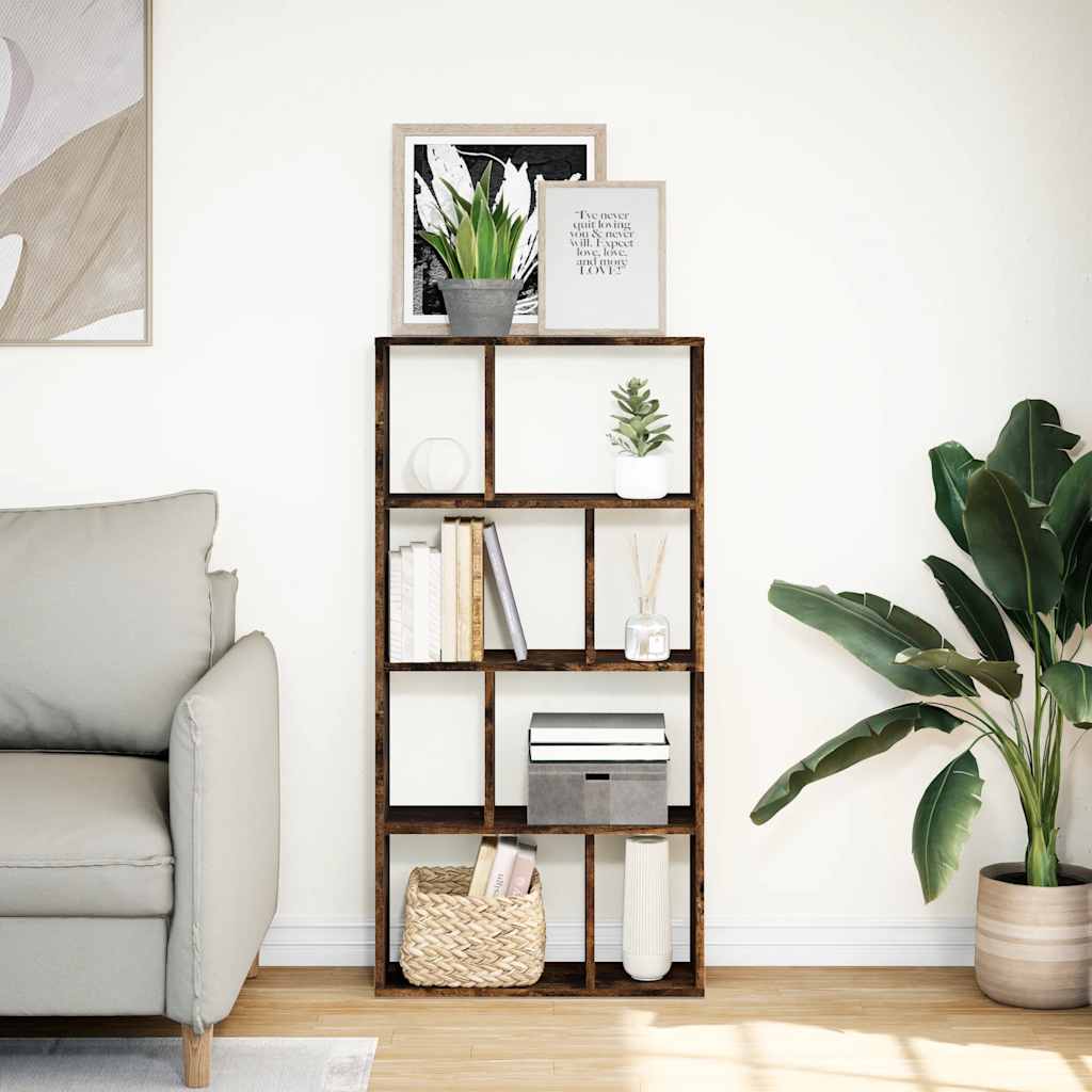 Libreria Rovere Fumo 60x20x120,5 cm in Truciolato | homemem39