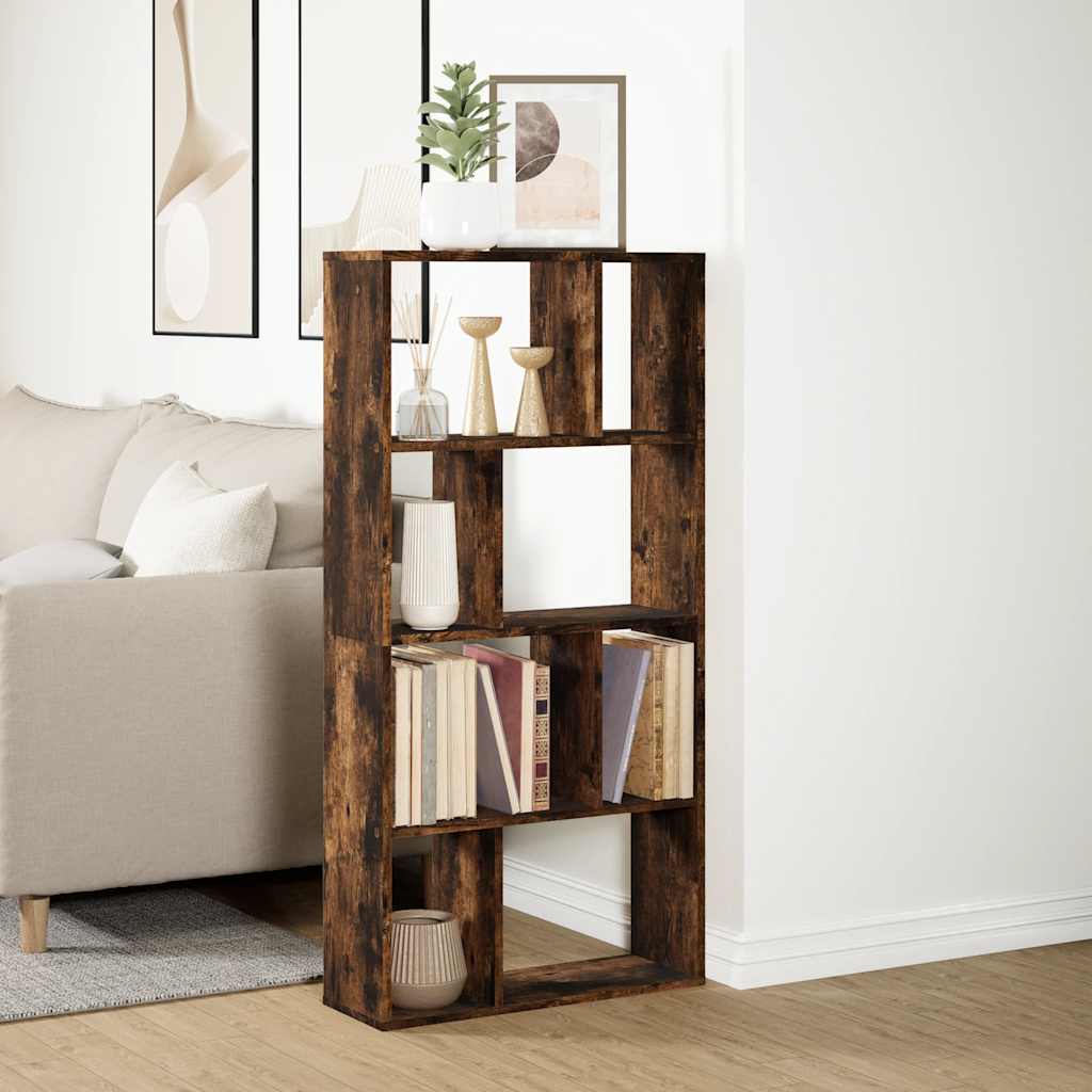 Libreria Rovere Fumo 60x20x120,5 cm in Truciolato | homemem39