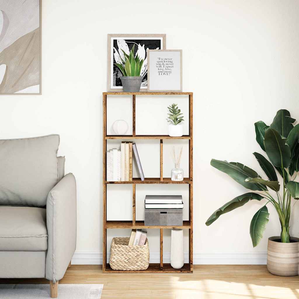 Libreria Legno Antico 60x20x120,5 cm in Truciolato | homemem39