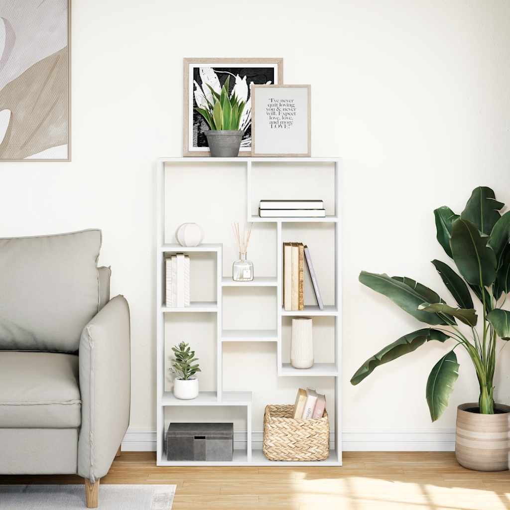 Libreria Bianca 72x20x120,5 cm in Truciolato | homemem39