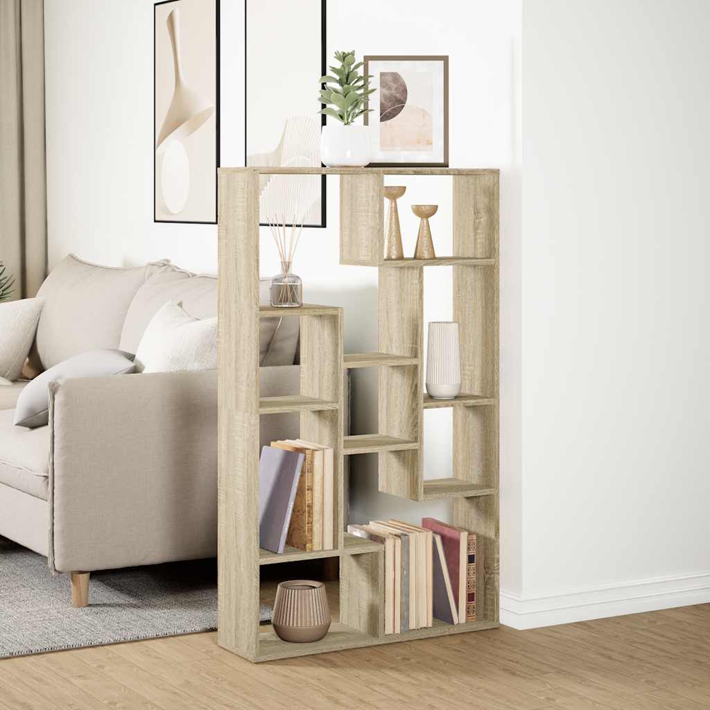 Libreria Rovere Sonoma 72x20x120,5 cm in Truciolato | homemem39