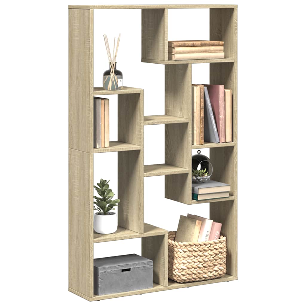 Libreria Rovere Sonoma 72x20x120,5 cm in Truciolato | homemem39