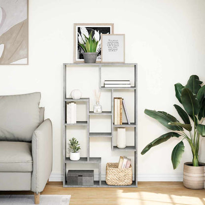 Libreria Grigio Cemento 72x20x120,5 cm in Truciolato | homemem39