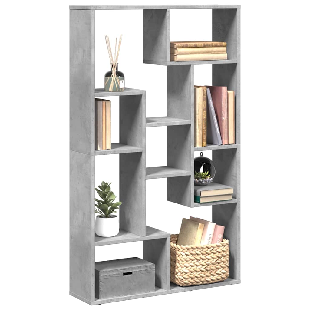 Libreria Grigio Cemento 72x20x120,5 cm in Truciolato | homemem39