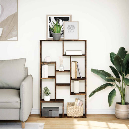 Libreria Rovere Fumo 72x20x120,5 cm in Truciolato | homemem39