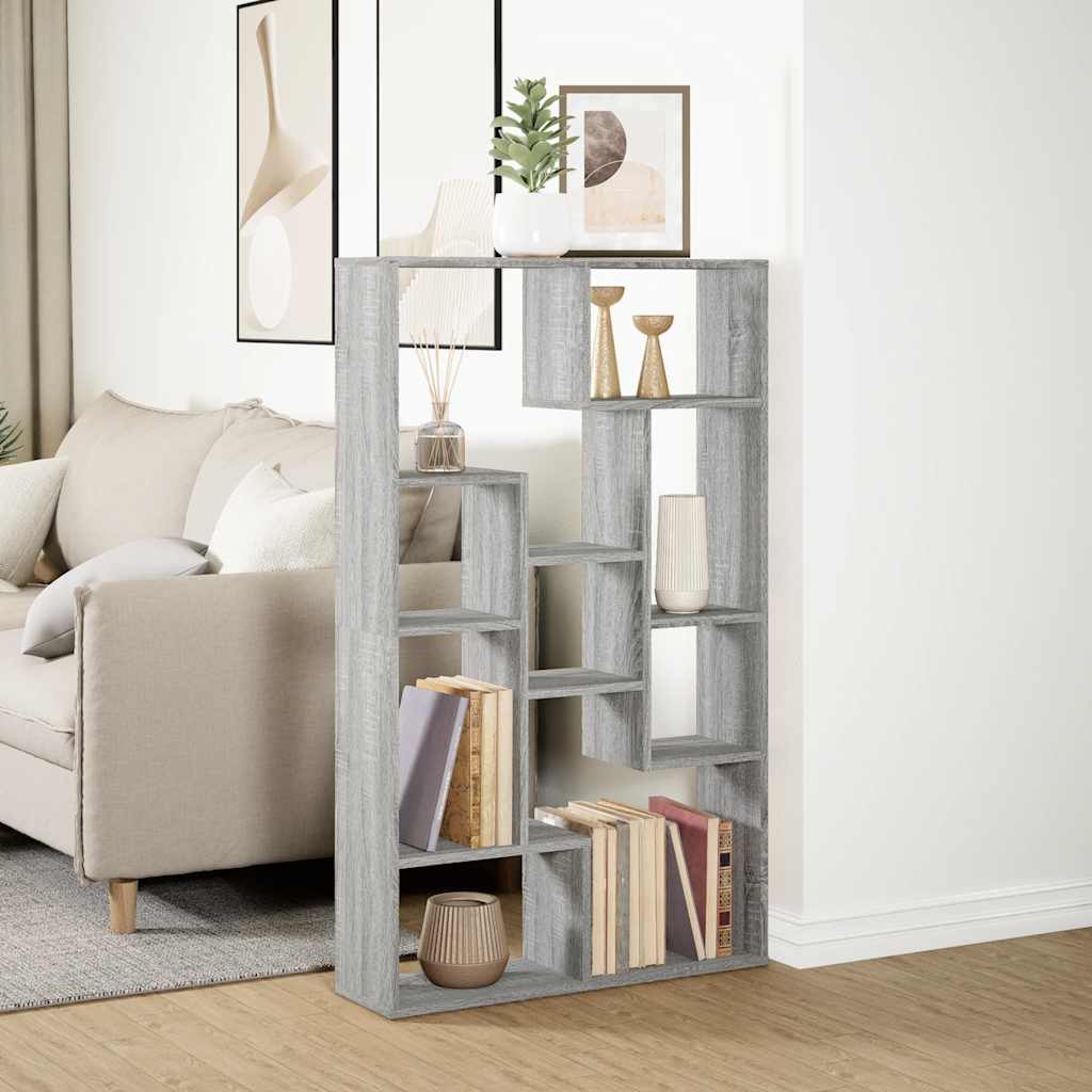 Libreria Grigio Sonoma 72x20x120,5 cm in Truciolato | homemem39