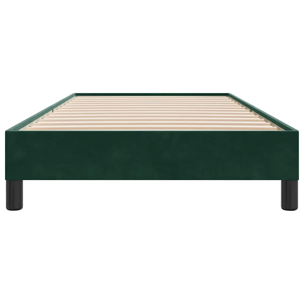 Giroletto senza Materasso Verde Scuro 80x210 cm in Velluto | homemem39