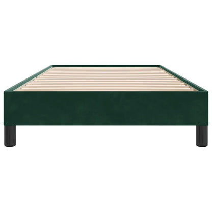 Giroletto senza Materasso Verde Scuro 80x210 cm in Velluto | homemem39