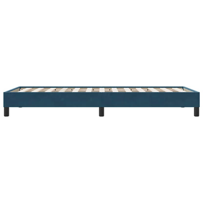 Giroletto senza Materasso Blu Scuro 80x210 cm in Velluto | homemem39