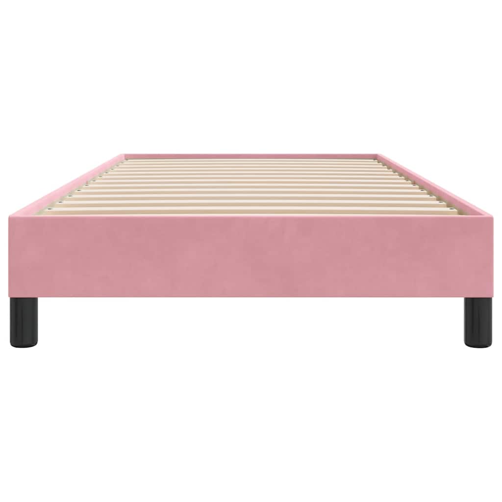 Giroletto senza Materasso Rosa 80x210 cm in Velluto | homemem39