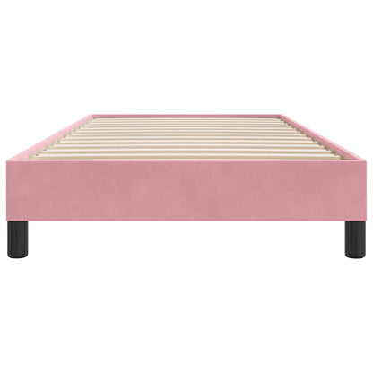 Giroletto senza Materasso Rosa 80x210 cm in Velluto | homemem39