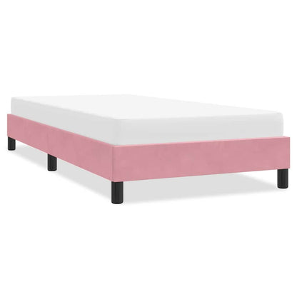 Giroletto senza Materasso Rosa 80x210 cm in Velluto | homemem39