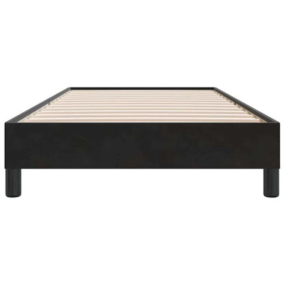 Giroletto senza Materasso Nero 90x210 cm in Velluto | homemem39