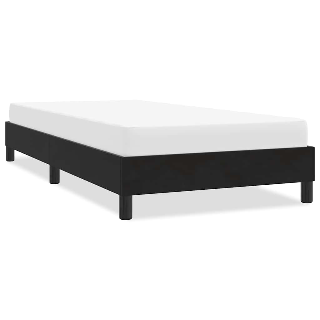 Giroletto senza Materasso Nero 90x210 cm in Velluto | homemem39