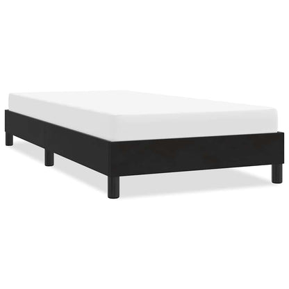 Giroletto senza Materasso Nero 90x210 cm in Velluto | homemem39