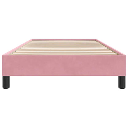 Giroletto senza Materasso Rosa 90x210 cm in Velluto - homemem39