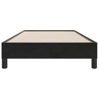 Giroletto senza Materasso Nero 100x210 cm in Velluto | homemem39