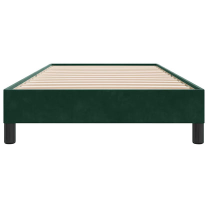 Giroletto senza Materasso Verde Scuro 100x210 cm in Velluto | homemem39