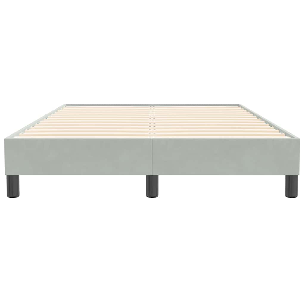 Giroletto senza Materasso Grigio Chiaro 120x210 cm Velluto | homemem39