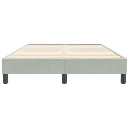 Giroletto senza Materasso Grigio Chiaro 120x210 cm Velluto | homemem39