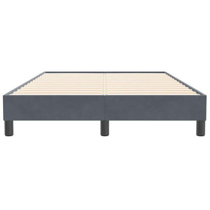 Giroletto senza Materasso Grigio Scuro 120x210 cm Velluto | homemem39