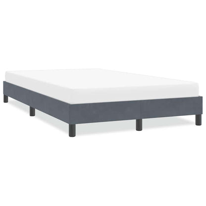 Giroletto senza Materasso Grigio Scuro 120x210 cm Velluto | homemem39