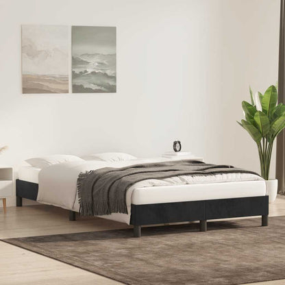 Giroletto senza Materasso Nero 120x210 cm Velluto | homemem39