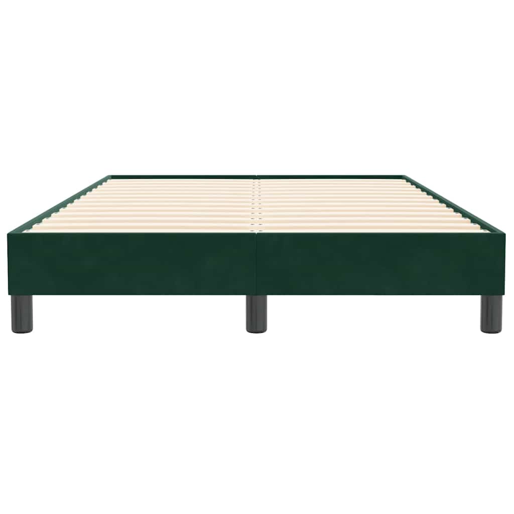 Giroletto senza Materasso Verde Scuro 120x210 cm in Velluto | homemem39